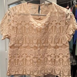 Boutique lace top, size medium